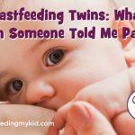 Breastfeeding Twins Part 2 YouTube Thumbnail Layout