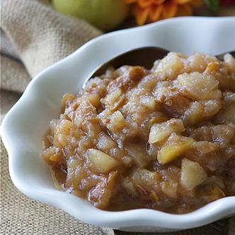 Crockpot Pear And Ginger Applesauce