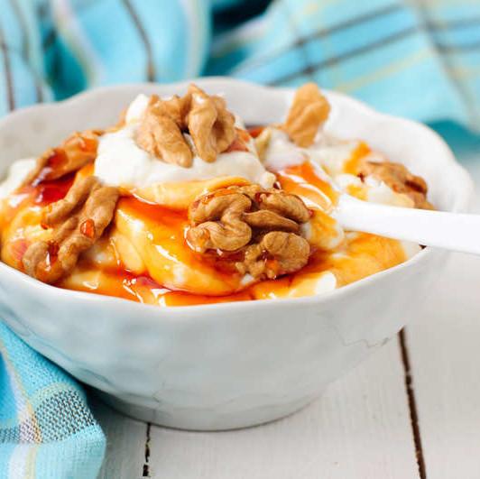 Greek Yogurt With Honey And Walnuts Recipe