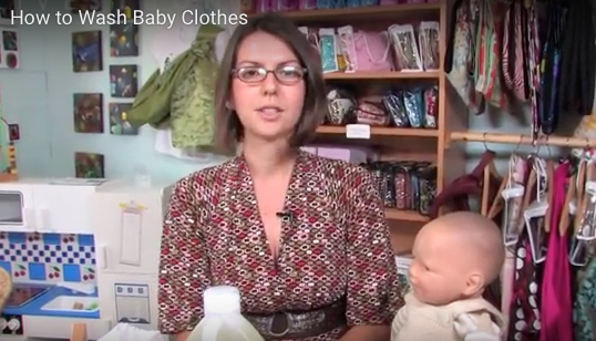 What these Video to Learn How to Wash Baby Clothing