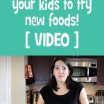 Picky Eating Tools. What to buy to get your kids to try new foods!