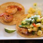 Shrimp And Avocado Tacos With Pineapple Salsa