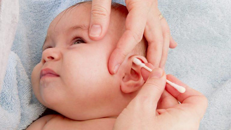 Cleaning Your Baby's Ears Doesn't Have to be Stressful. Try these easy steps.