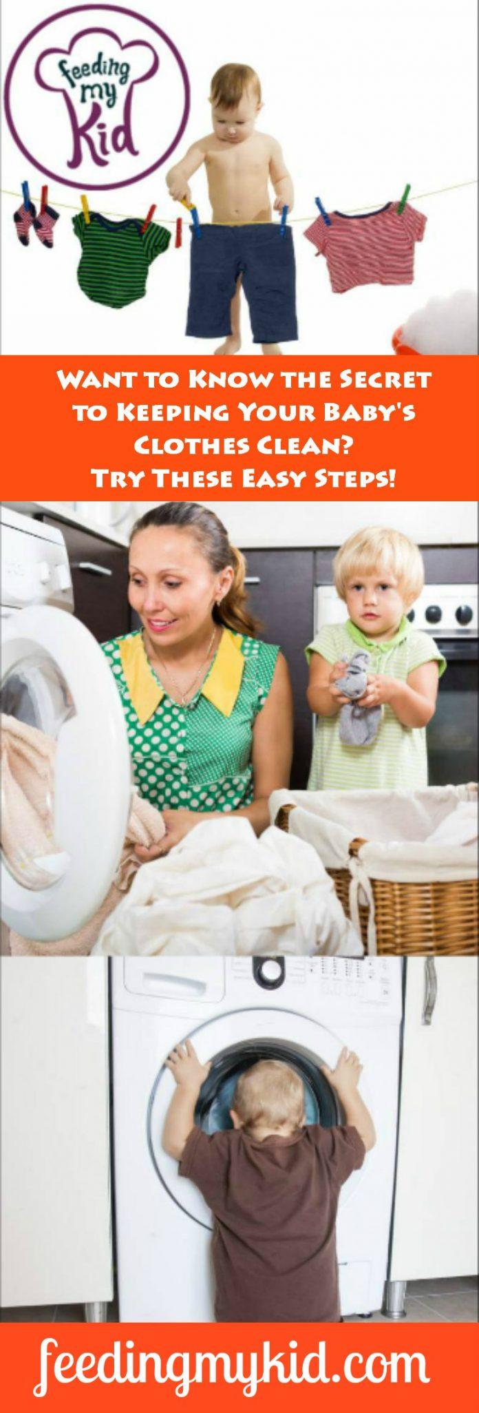 Want to Know the Secret to Keeping Your Baby's Clothes Clean?