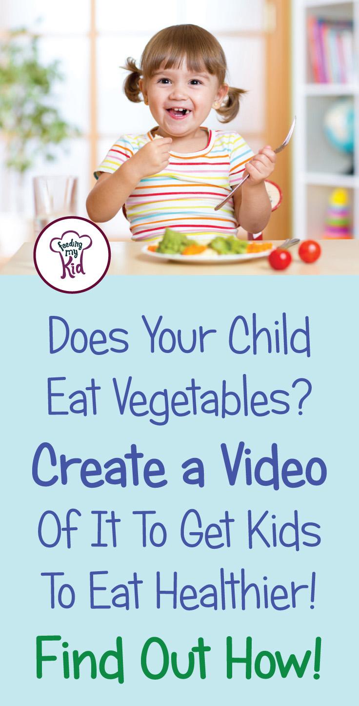 Do you want your kids to develop healthy eating habits? Have them watch other kids eat veggies. Find out how it works here and send us your videos! Stop picky eating in its tracks! Feeding My Kid is a website for parents, filled with all the information you need about how to raise your kids, from healthy tips to nutritious recipes. #parenting #healthyeatinghabits #pickyeating