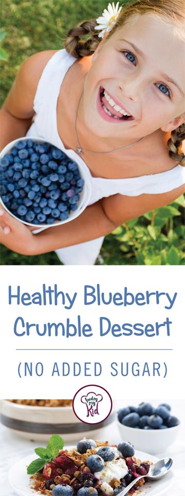 Easy Blueberry Dessert - Blueberry Crumble