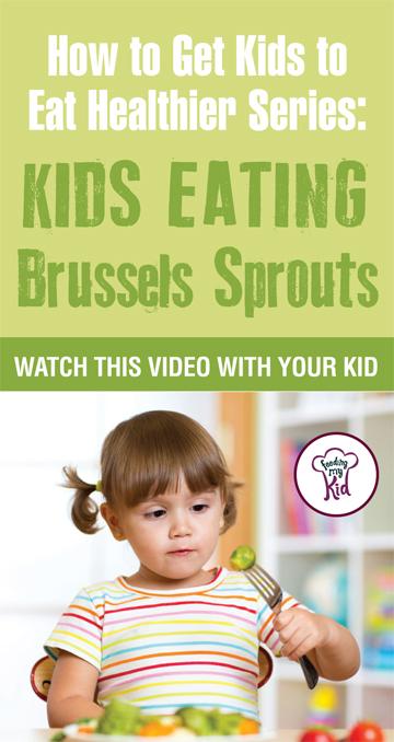 Want your kids to eat Brussels Sprouts? Teach your kids how to eat more vegetables and fruits. Watch these videos with your kids of kids eating veggies and fruits and get your kids to eat veggies and fruits. Find out how it works here. #pickyeating #getkidstoeat #brusselssprouts