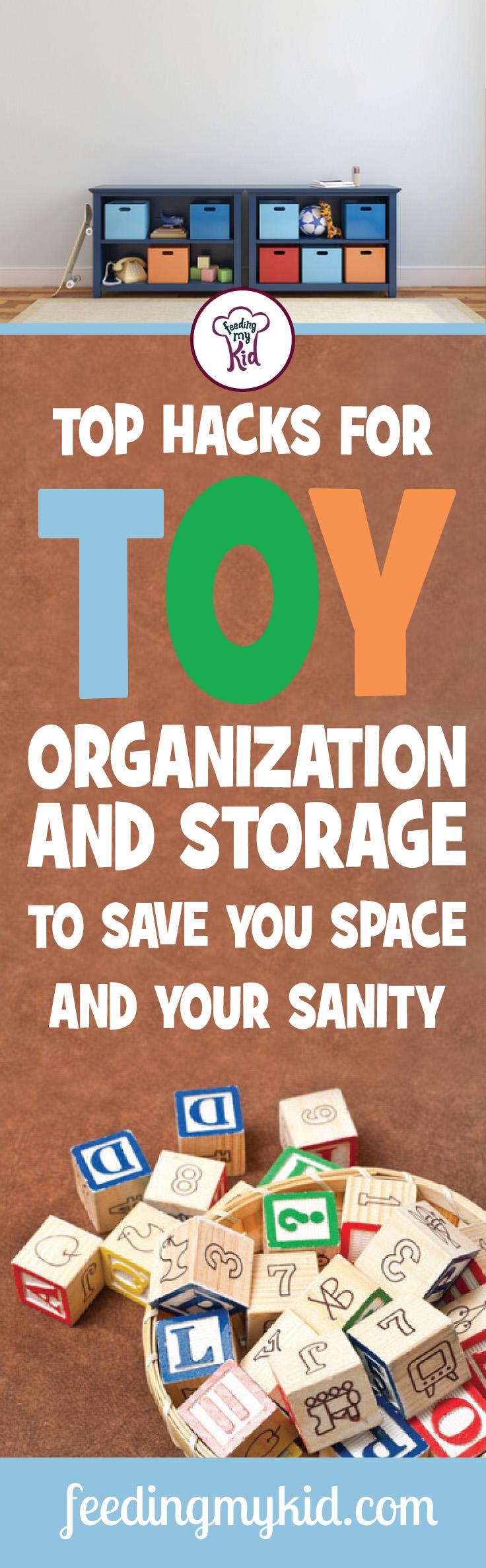 This is a must pin! Check out this article for amazing videos and advice on toy storage and organizing tips. Learn how to keep your house clean and organize for good. Feeding My Kid is a website for parents, filled with all the information you need about how to raise your kids, from tips to recipes. #organizing #parenting #tips