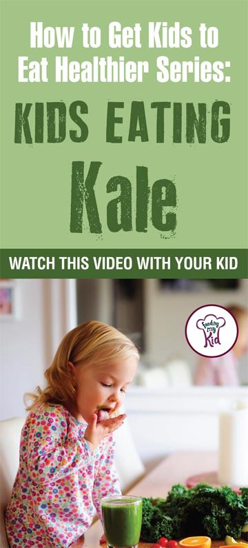 Want your kids to eat kale? Teach your kids how to eat more vegetables and fruits. Watch these videos with your kids of kids eating veggies and fruits and get your kids to eat veggies and fruits. Find out how it works here. #pickyeating #getkidstoeat #kale