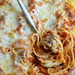 Baked Spaghetti and Meatballs Recipe