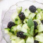 Blackberry  Cucumber  Melon Toddler Finger Salad Recipe