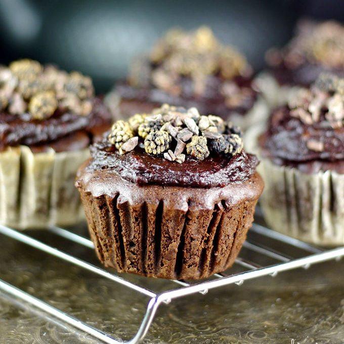 Buckwheat Zucchini Chocolate Cupcakes Recipe