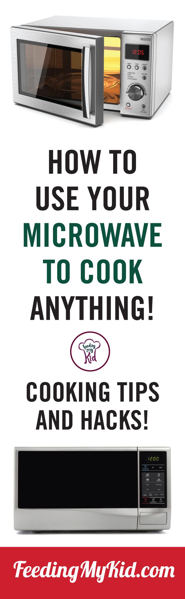 Check out these great videos on microwave cooking tips that will help you cook anything and everything in your microwave. Feeding My Kid is a filled with all the information you need about how to raise your kids, from healthy tips to nutritious recipes. #FeedingMyKid #microwave #microwavecooking #cookingtips