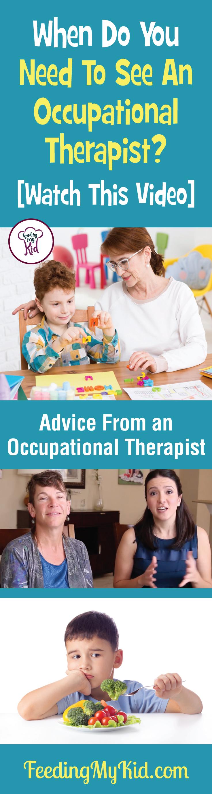 This is a must pin. Learn everything you need to know about occupational therapy for children from an occupational therapist. Feeding My Kid is a filled with all the information you need about how to raise your kids, from healthy tips to nutritious recipes. #FeedingMyKid #OccupationalTherapist #advice #kidshealth 