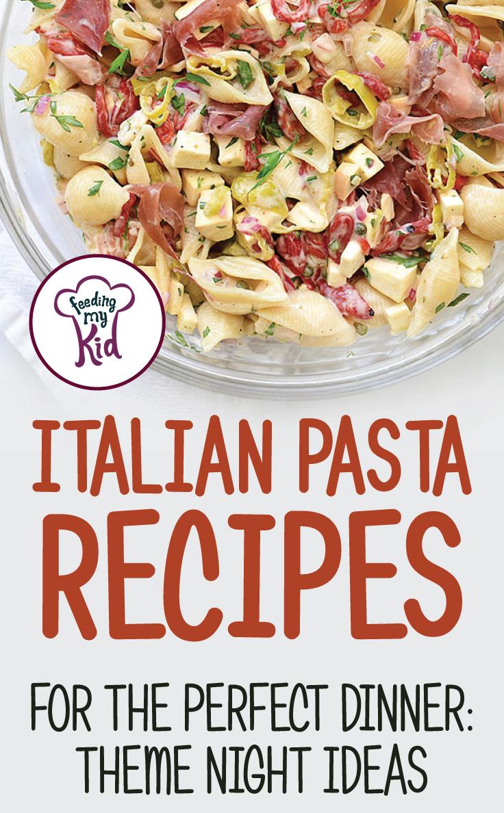 These Italian pasta recipes will make the perfect lunch or the perfect dinner. These pasta recipes are sure to please the whole family! Give them try! #FeedingMyKid #italianrecipes #italianfood #italianpastas 