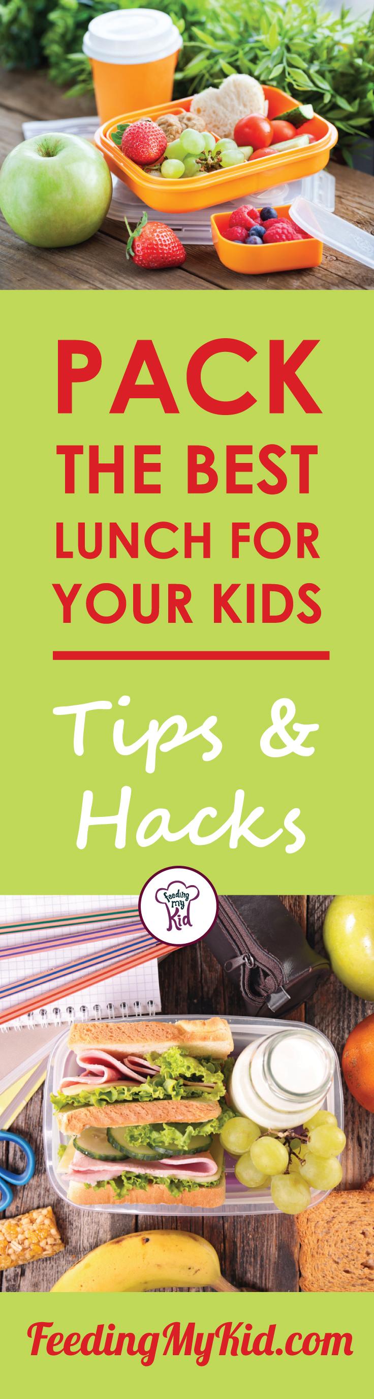 This is a must pin! Check out these amazing lunch box ideas! They'll help you pack your child's lunches. These are great tips! Feeding My Kid is a filled with all the information you need about how to raise your kids, from healthy tips to nutritious recipes. #FeedingMyKid #lunch #lunchboxideas #packlunch