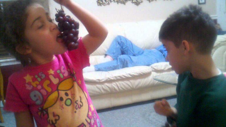 Feeding My Kid - grapes