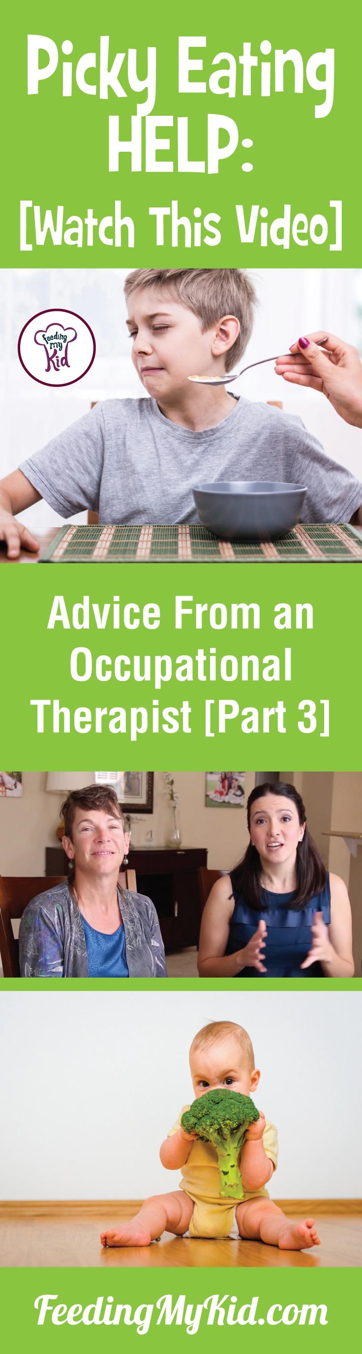 A conversation with an occupational therapist. Learn everything you need to know about occupational therapy for children. Feeding My Kid is a filled with all the information you need about how to raise your kids, from healthy tips to nutritious recipes. #FeedingMyKid #OccupationalTherapist #advice #kidshealth