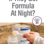 Will Babies Sleep Better if They Get Formula at Night?