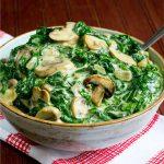 Creamed Spinach And Mushrooms Recipe
