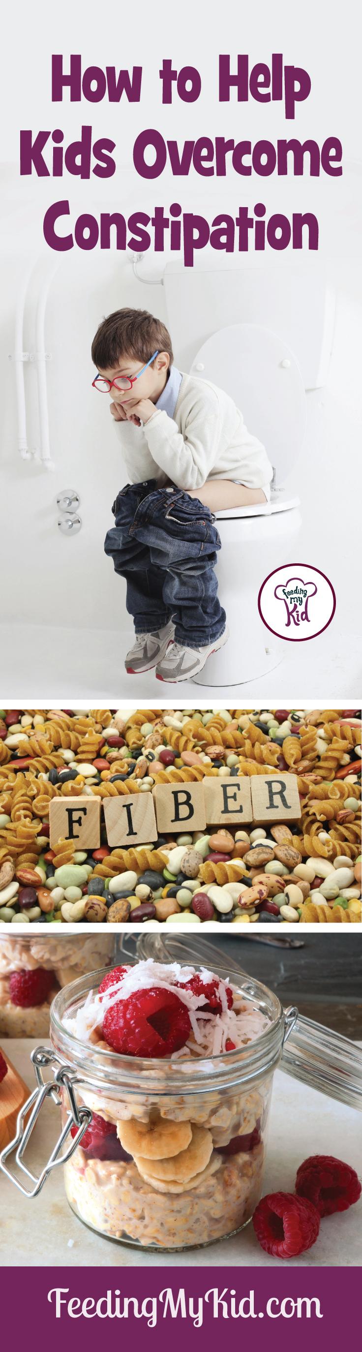 How to help overcome constipation! First, you'll learn the causes of constipation and then we will show you how to solve it. Feeding My Kid is filled with all the information you need about how to raise your kids, from healthy tips to nutritious recipes. #FeedingMyKid #constipation #poop #fiber 