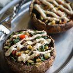 Raw Stuffed Mushrooms With Rosemary “Cream” Recipe