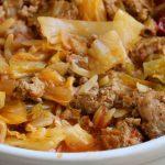 What an incredibly easy one-pot dish to serve! You'll friend and family will be so impressed. This Cabbage Turkey Casserole is absolutely delicious, easy to make and easy to clean up afterward. Looking for an easy to make casserole? #healthycasserole #turkeycasserole #cabbagecasserole