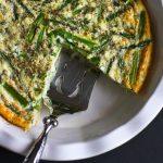 asparagus-and-feta-cheese-crustless-quiche-recipe