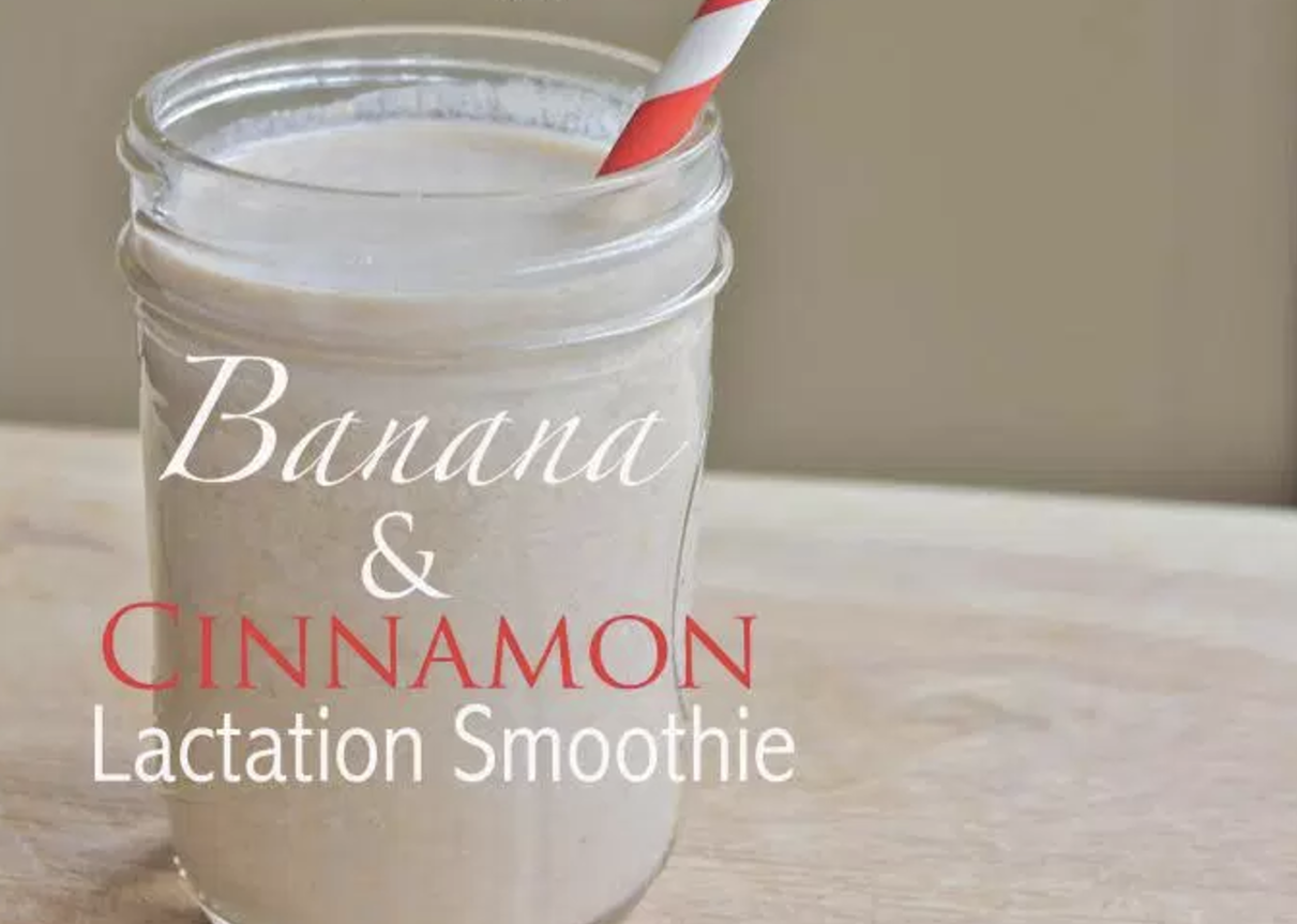Banana And Cinnamon Lactation Smoothie