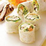 California Style Grilled Chicken Rolls