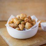Crispy Parmesan-Cauliflower Poppers With Creamy Buttermilk Ranch Dipping Sauce