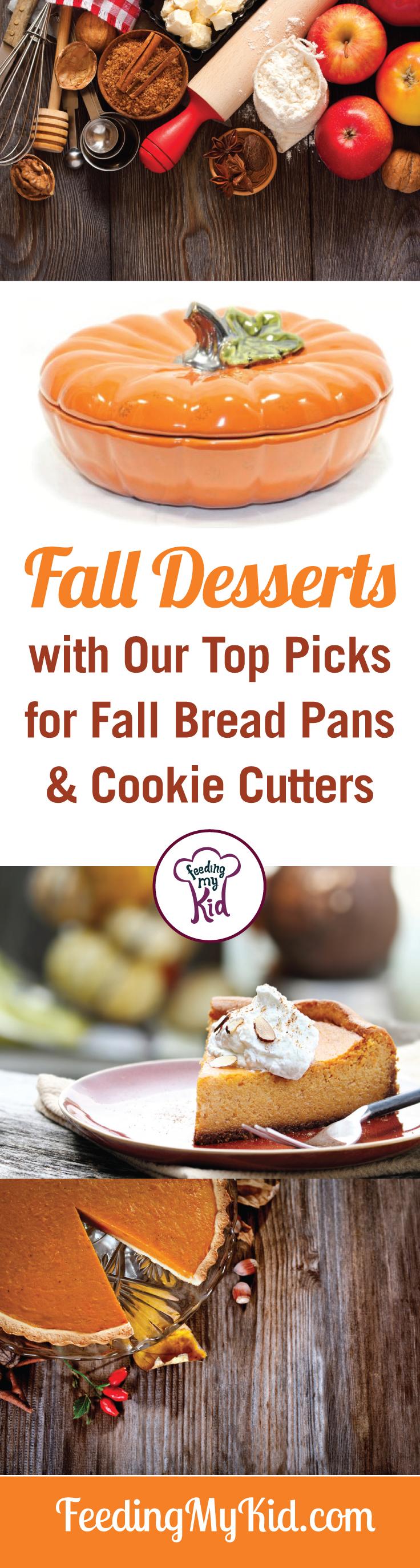 Check out our favorite baking pans and cookie cutters all shaped to help you celebrate Fall. Create tasty fall desserts using these Fall themed bakeware.