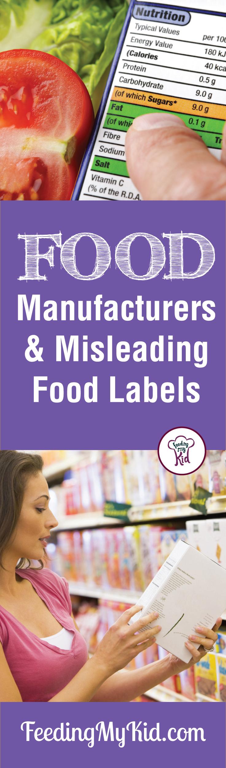 Why you should always pay attention to the food you eat. Reading food labels is the first step. Learn the truth about misleading food labels.