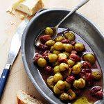 Roasted Grapes With Oozy Cheese