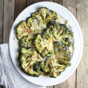 Roasted Parmesan Broccoli