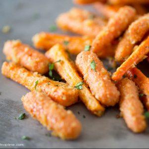 Roasted Parmesan Carrots