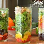 Salad Jars: You can also find a non-breakable container