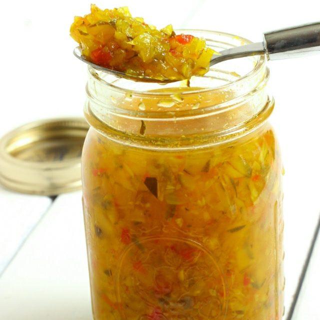 Sweet And Spicy Zucchini Relish