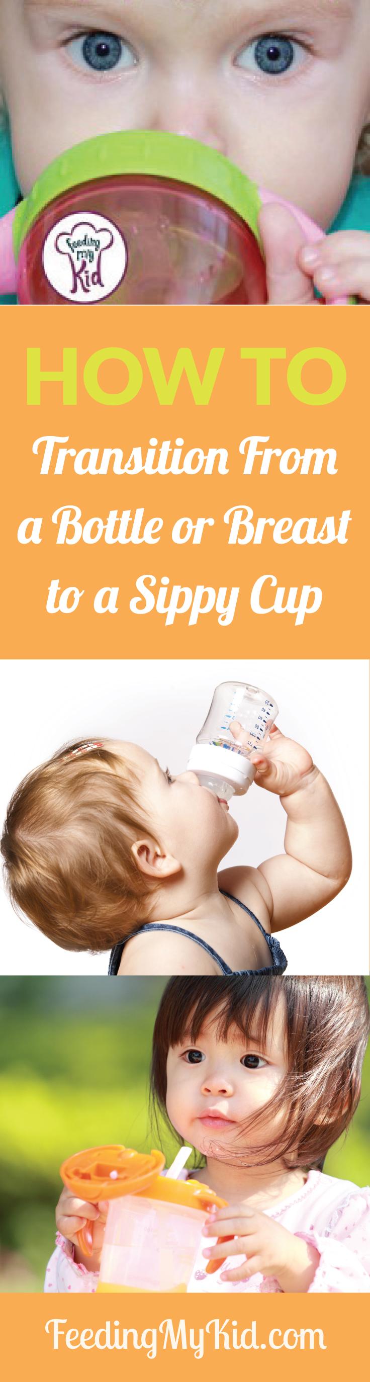 Find Out How Best To Transition From a Bottle or Breast to a Sippy Cup