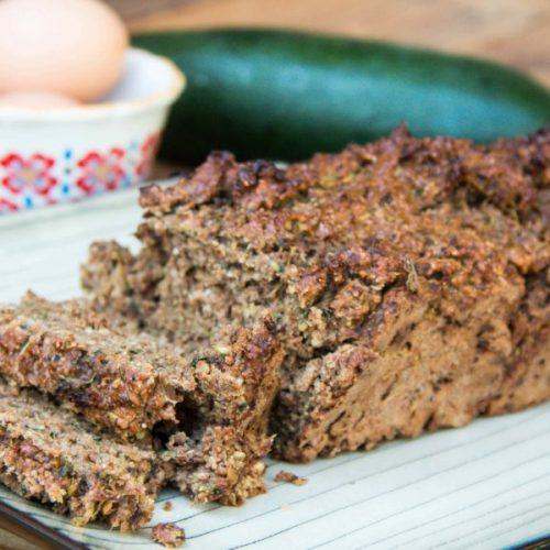 Zucchini Bread with No Added Sugar and Filled With Fiber