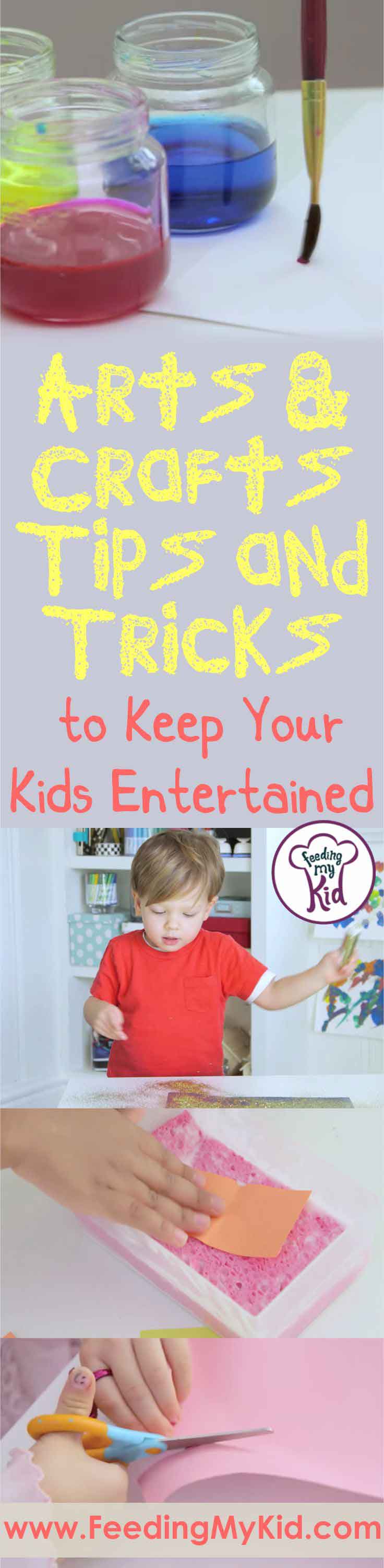 These arts and crafts hacks keep your little one's hands cleaner and your home tidier! You'll be able to make sure everything is in tip-top shape.