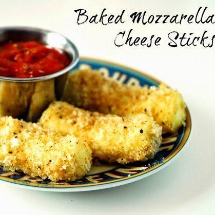 Baked Mozzarella Cheese Sticks Recipe