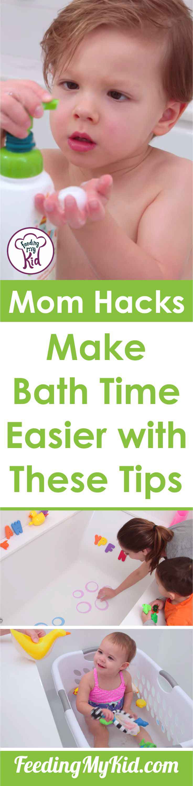 Bath time can be a struggle. Check out these mom hacks from What's Up Moms that will make bath time so much less stressful.