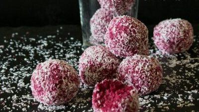 Coconut and Beetroot Balls