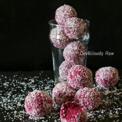 Coconut and Beetroot Balls