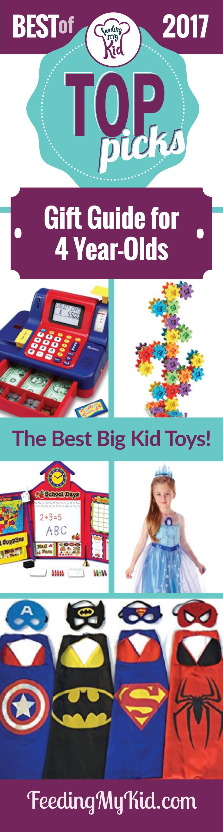 Big kids want big kid toys! Check out our ultimate list of the best toys for 4 year olds. They'll love to play with these.