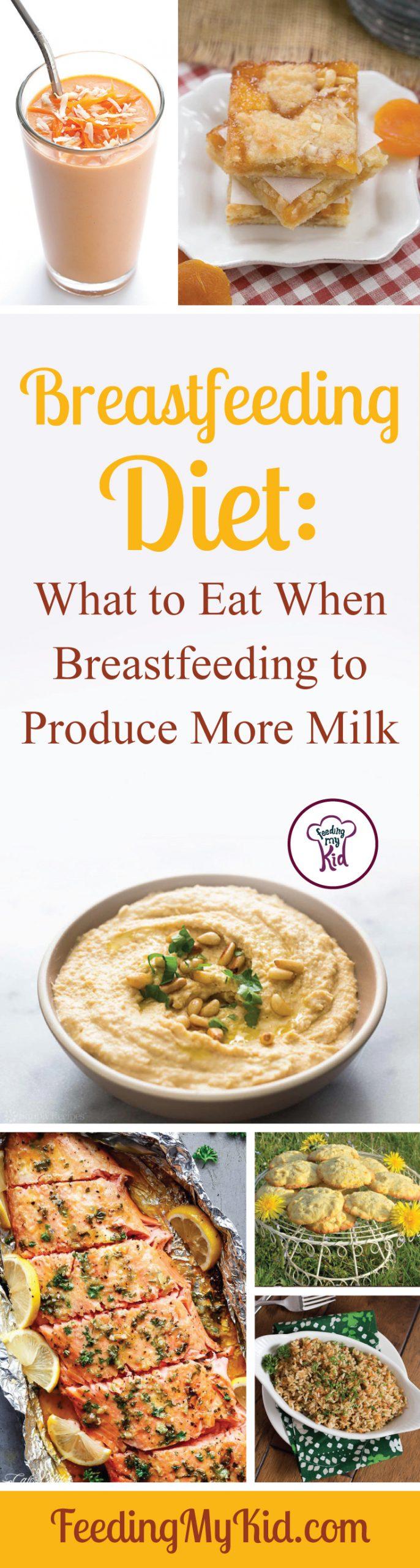 What should your breastfeeding diet be? Here're some great recipes to help breastfeeding moms produce more milk. Get inspired!