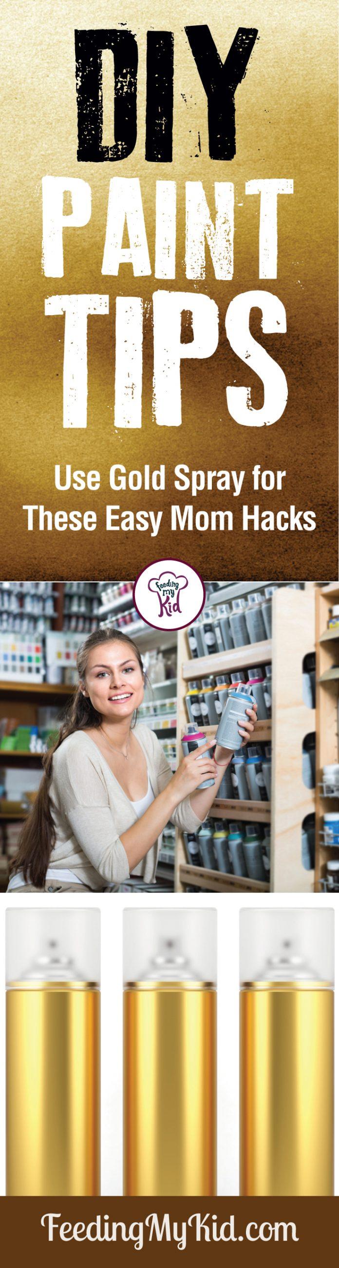 Spray Paint Hacks Use Gold Spray Paint for Decorative Items