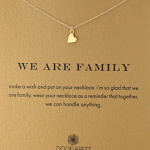 Dogeared We Are Family Heart Pendant Necklace