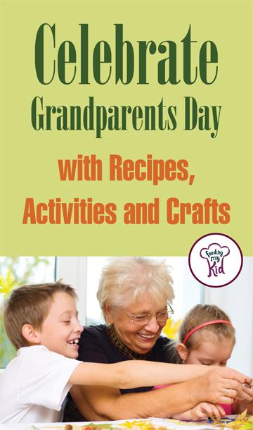 Check out these different recipes, activities, and crafts your kids can do with their grandparents on Grandparents Day! Enjoy the celebration!